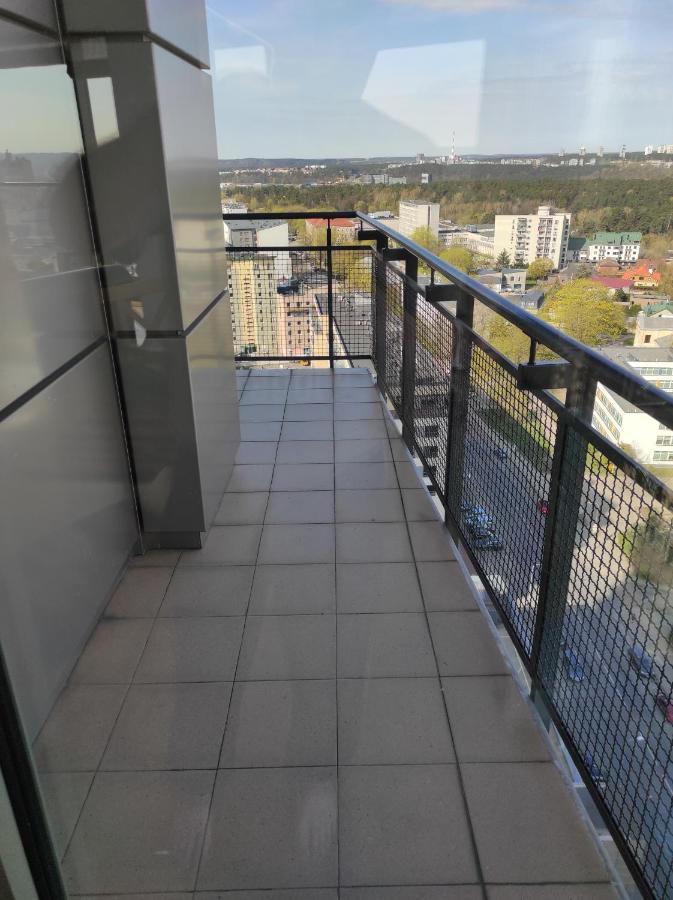 Luxury Apartment In Skyscraper Vilnius Exteriör bild